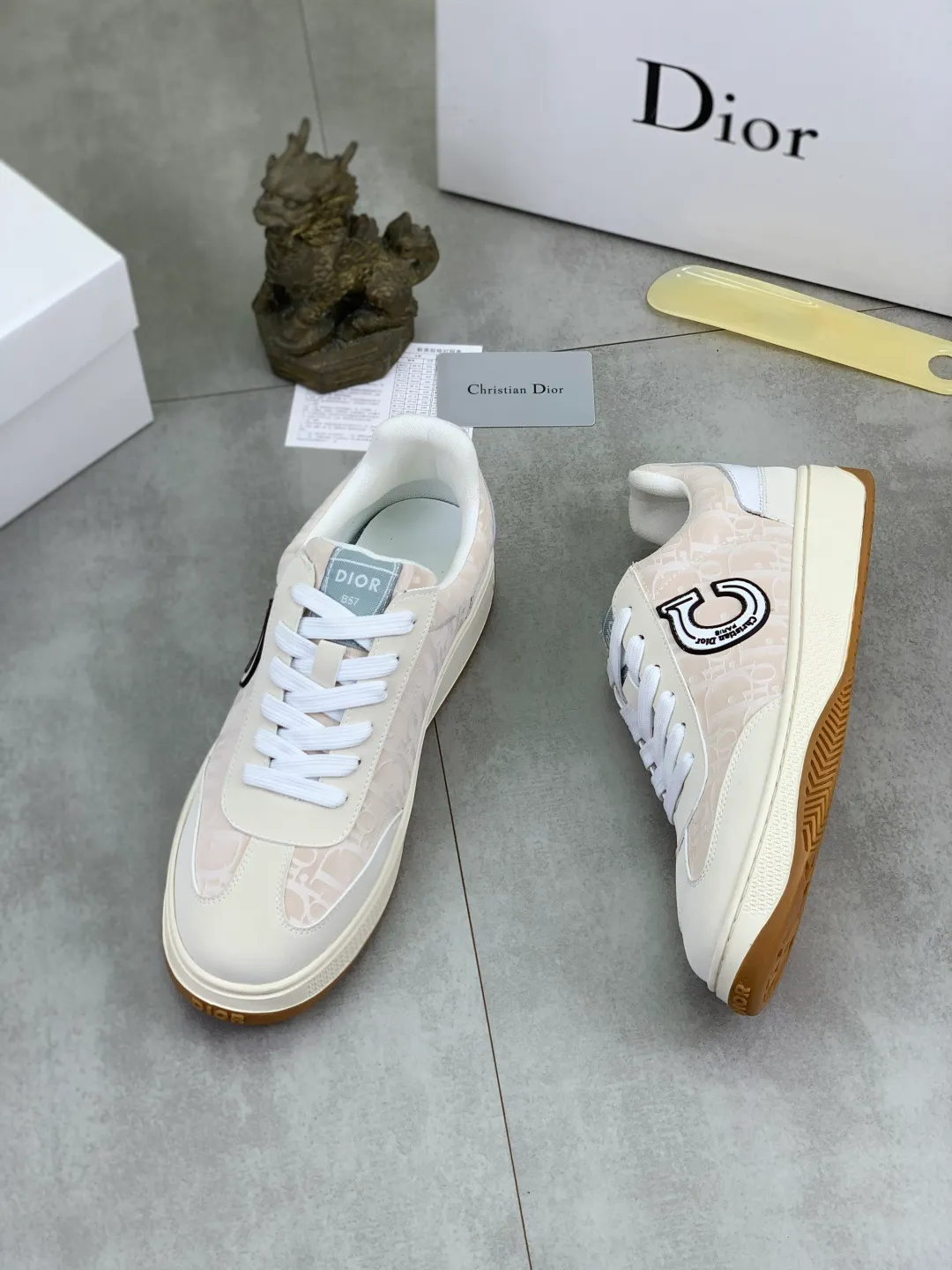 Men's Men's Shoes 💰P380 💰[New Style]🆘[Dior] 2025 Dior Original Lace-up Low-top Men's Shoes Classic casual shoes 🔥This model is the official flagship model with high quality and made by famous original designers. It is made of high-quality cowhide with original materials➕Comfortable and breathable mesh lining➕Pigskin insole. The perfect last shape and generous and fashionable design have attracted many consumers. Suitable for drivers to drive🚗. What you want is the highest quality in the market. Color: 4️⃣Color code number: 38--44 (45 customized)